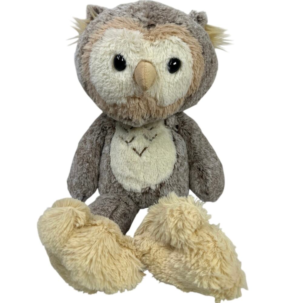 Fiesta 17” Plush Owl/ Very Soft And Cuddley/ Item A64834/ Weighted/ Nice!!!!🦉
